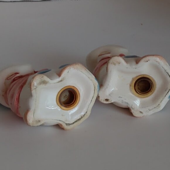 Vintage Cow Salt and Pepper Shakers Blue Spots - Picture 6 of 6